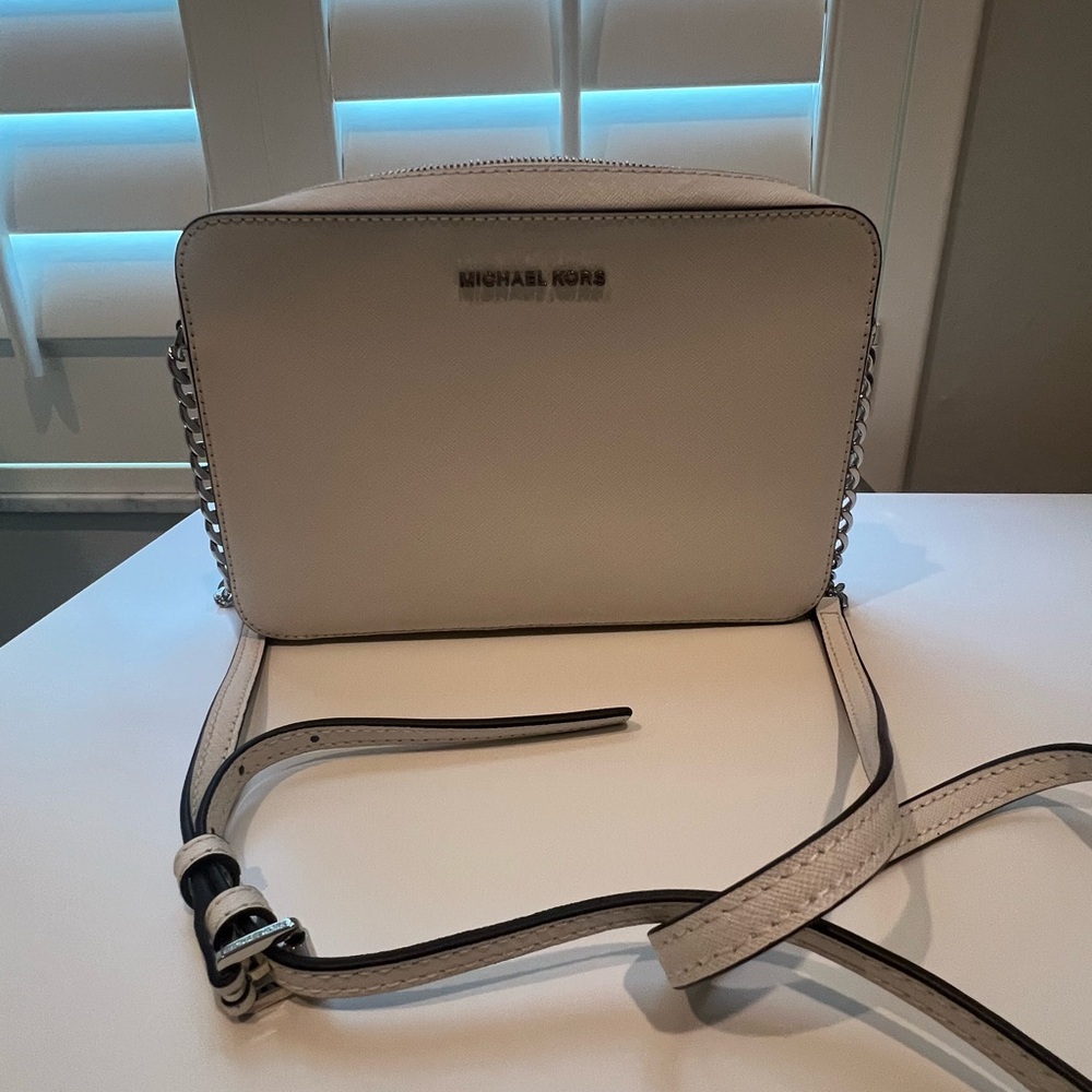 Michael Kors Cream Crossbody Bag